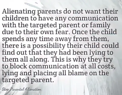 Profiles of Alienating Parents