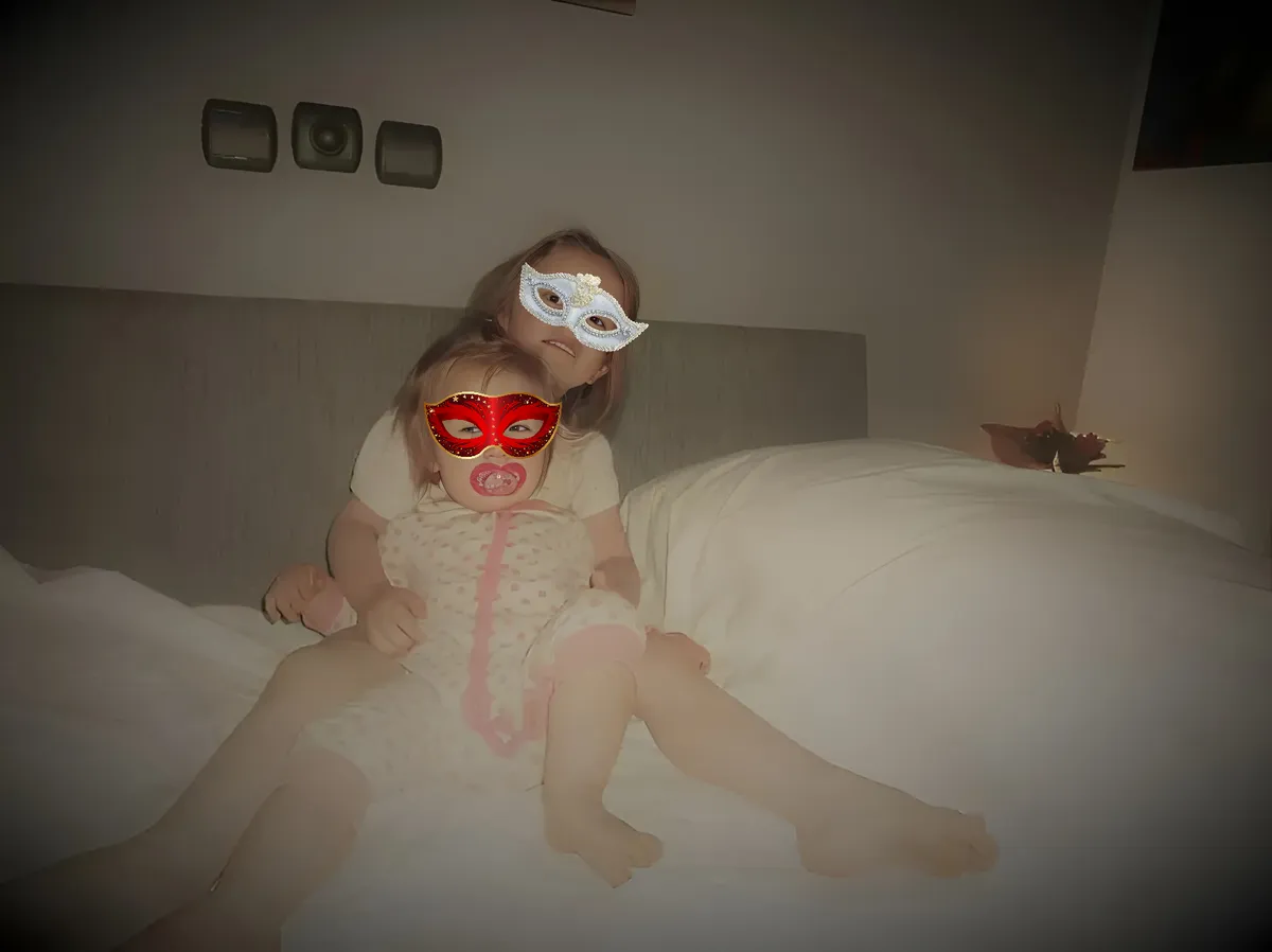 Anthoula and Alexandra just woke up in Thessalonica-July 2016 Hellas