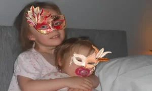 Holidays in Greece. Anthie’ and Alexandra just woke up 2016.07